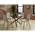 thumbnail image 4 of ROCCA DINING TABLE, 40 dia WALNUT, 4 of 8