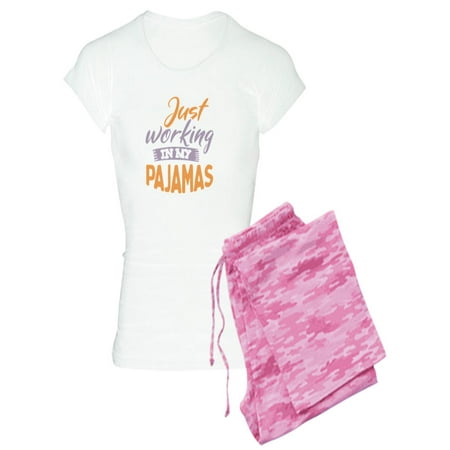 

CafePress - Just Working In My Pajamas - Women s Light Pajamas