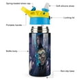 thumbnail image 3 of Goosebumps Kids Water Bottle with Silicone Straw And Spill-Proof Lid, 16.9oz Stainless Steel Double-Wall Vacuum Insulated Water Bottles for Boys Girls, 3 of 8