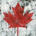 thumbnail image 3 of Cusson, Marie-Elaine 15x15 Black Modern Framed Museum Art Print Titled - Canada Maple Leaf I, 3 of 5