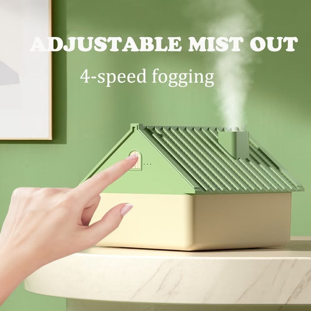 Evomosa Cool Mist Humidifiers, 1L Ultrasonic Diffuser 22dB Whisper Quiet with Night Light Auto Shut-off, for Bedroom Baby Room