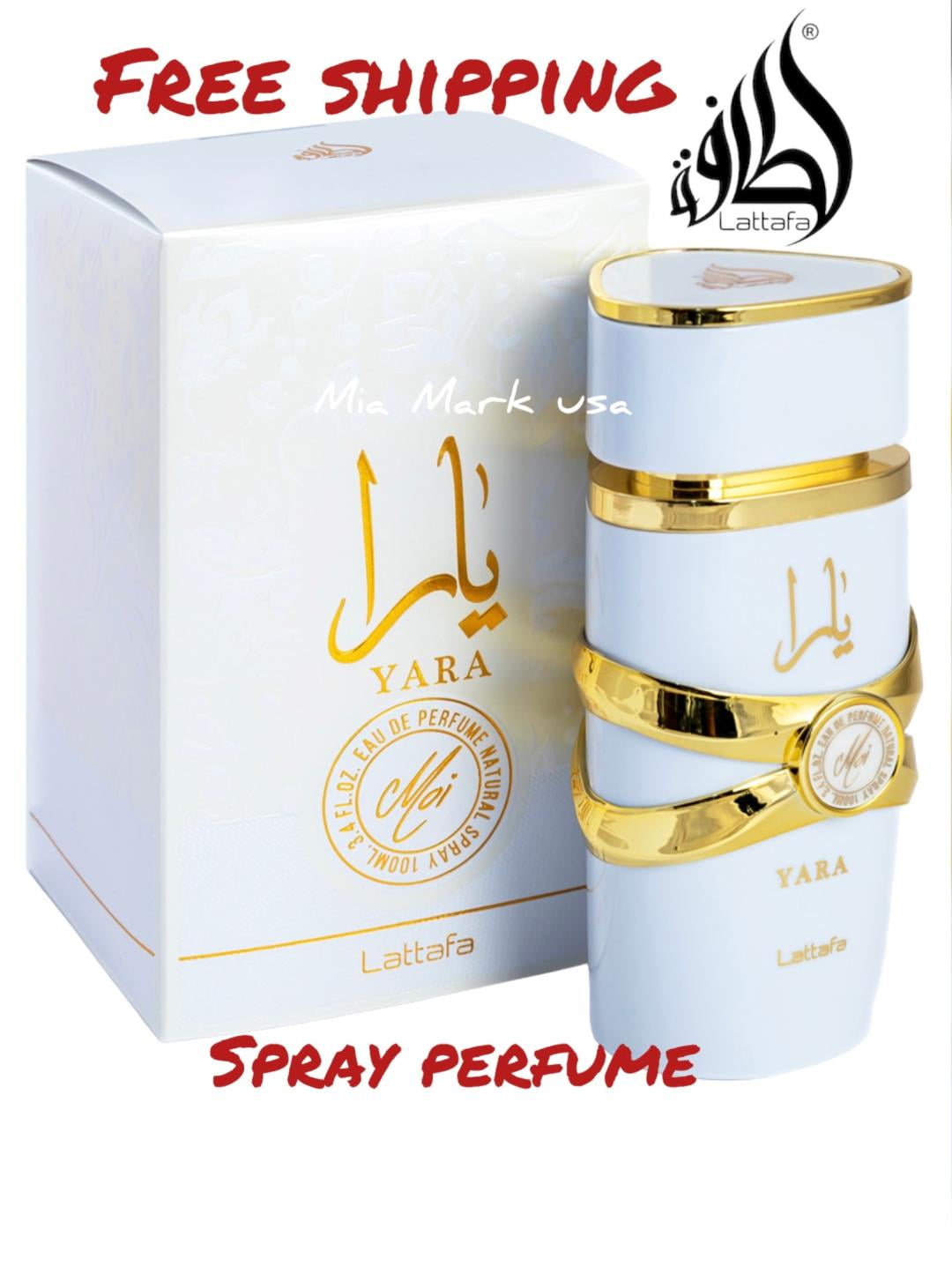 Lattafa YARA Eau de Parfum, Perfume for Women, 3.4 oz Spray