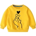 thumbnail image 3 of SHTXOZHI Boys Girls Crewneck Sweatshirts Toddler Kids Long Sleeve Print Fall Pullover Tops, 3 of 4