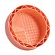 thumbnail image 1 of Organizador de cuencos para limpiar brochas de maquillaje, alfombrilla de silicona para limpieza de brochas. Naranja, 1 of 9