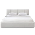 thumbnail image 3 of Pemberley Row Upholstered Cream Beige Platform King Bed Rectangular Assembly Required, 3 of 8