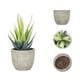 thumbnail image 5 of Decoración artificial de bonsái verde en maceta, imitación de vegetación artificial para escritorio, ideal para el hogar, la oficina o para exhibir en interiores., 5 of 8