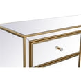 thumbnail image 6 of Elegant Decor Reflexion 6-Drawer Solid Wood and MDF Dresser in Gold, 6 of 8