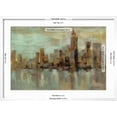 thumbnail image 5 of Art.com Misty Day in Manhattan Art Print by Silvia Vassileva, White Frame Wall Art, 29" x 21", 5 of 5