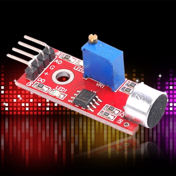 Módulo De Sensor De Micrófono De Sonido Módulo de detección de sensor de micrófono de sonido de alta sensibilidad para luces de voz Kuymtek Para estrenar