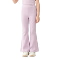 thumbnail image 2 of NAISIBABY Girls Pants Size 10— High Waist Soft Breathable Summer Flared Pants Purple, 2 of 9