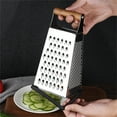 thumbnail image 6 of Stainless Steels Metal Box Grater Handheld Kitchen Food Shredders for Cheese, 6 of 16