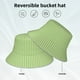 thumbnail image 2 of Balery Green Gingham Sombreros para el sol para hombre y mujer, sombrero de pescador con UPF 50+, 2 of 6