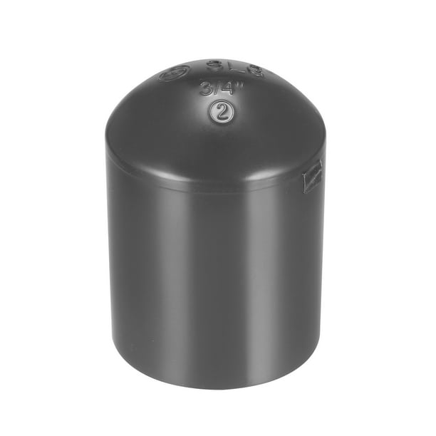 3/4" PVC Pipe Cap Fitting, Slip End Caps DWV(Drain Waste Vent) Black 10