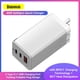 thumbnail image 1 of Cargador Baseus Blanco Enchufe EE.UU., 1 of 8