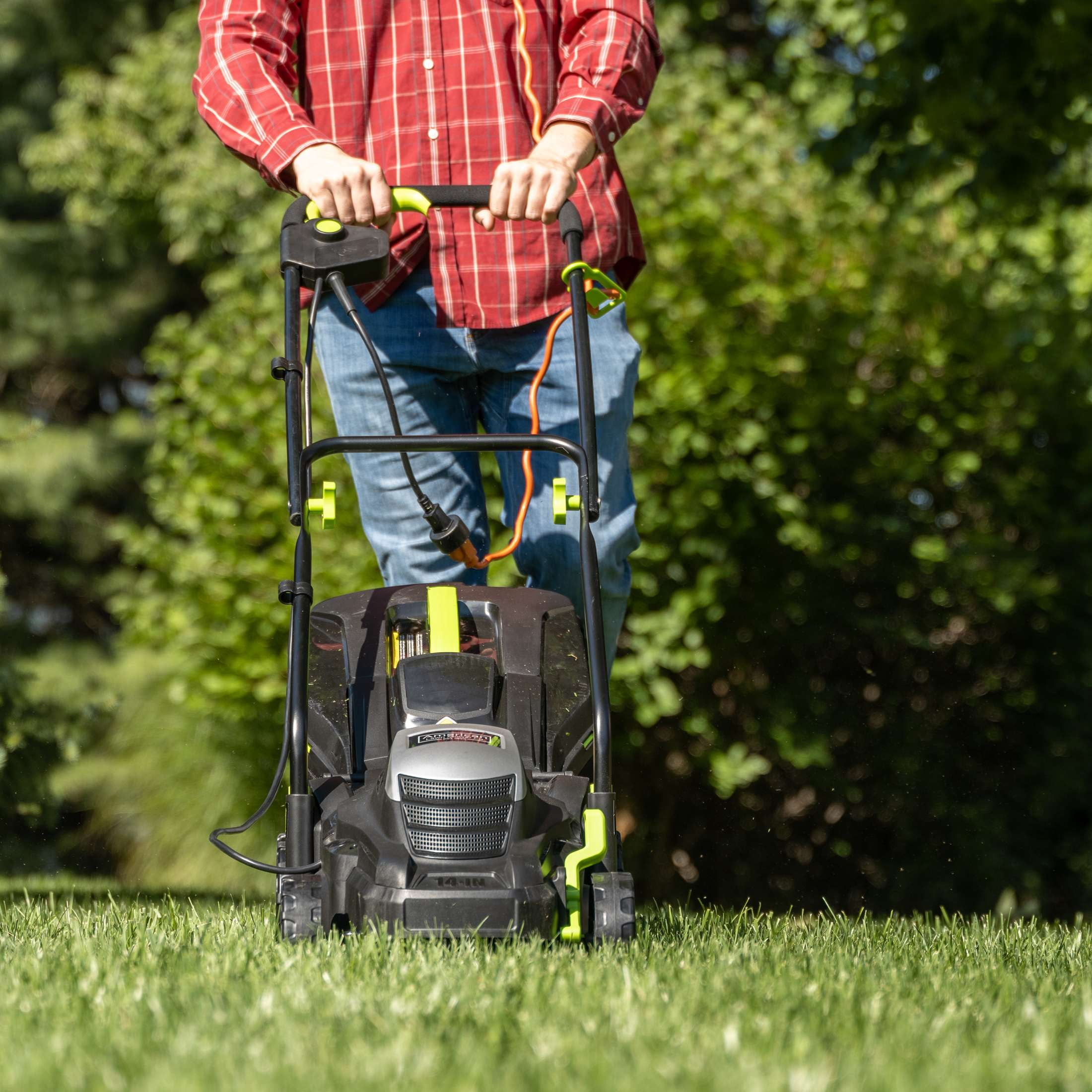 American Lawn Mower 50514 14-inch 11-Amp 120V Corded Electric Lawn Mower, with 5-Position Height Adjustment and 9-Gallon Grass Collection Bag