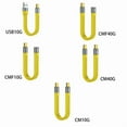 thumbnail image 2 of Short USB C Cable USB C to USB C USB A Cable PD 100W Fast Charging Wire Data Cable for Phone, 2 of 10