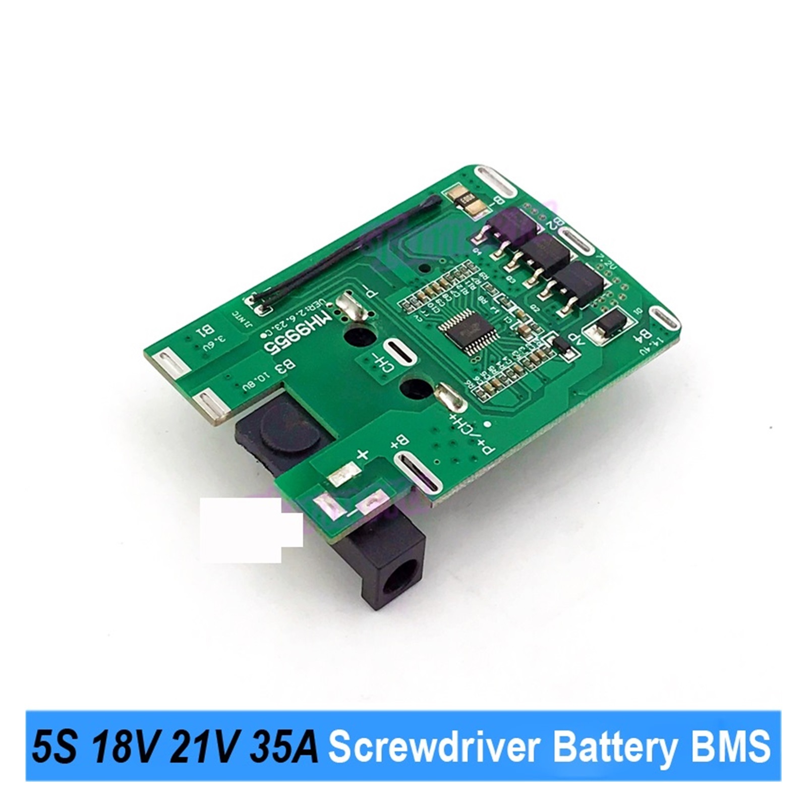 5S 18V 21V 35A BMS 18650 Lithium Battery Protect Board Balance With DC For Electric Drill Screwdriver Batteries Use ,Detection Circuit
