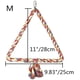 thumbnail image 1 of Columpio de cuerda triangular para pájaros, perca colorida, juguete para masticar para loros, periquito, periquito, cacatúa, cacatúa ShuxiuWang 8390613592811, 1 of 1