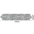 thumbnail image 2 of JeashCHAT Halloween Table Runner Spider Web Lace Tablecloth Halloween Table Decor for Parties & Gatherings, 13 x 72 Inch, Black, 2 of 5