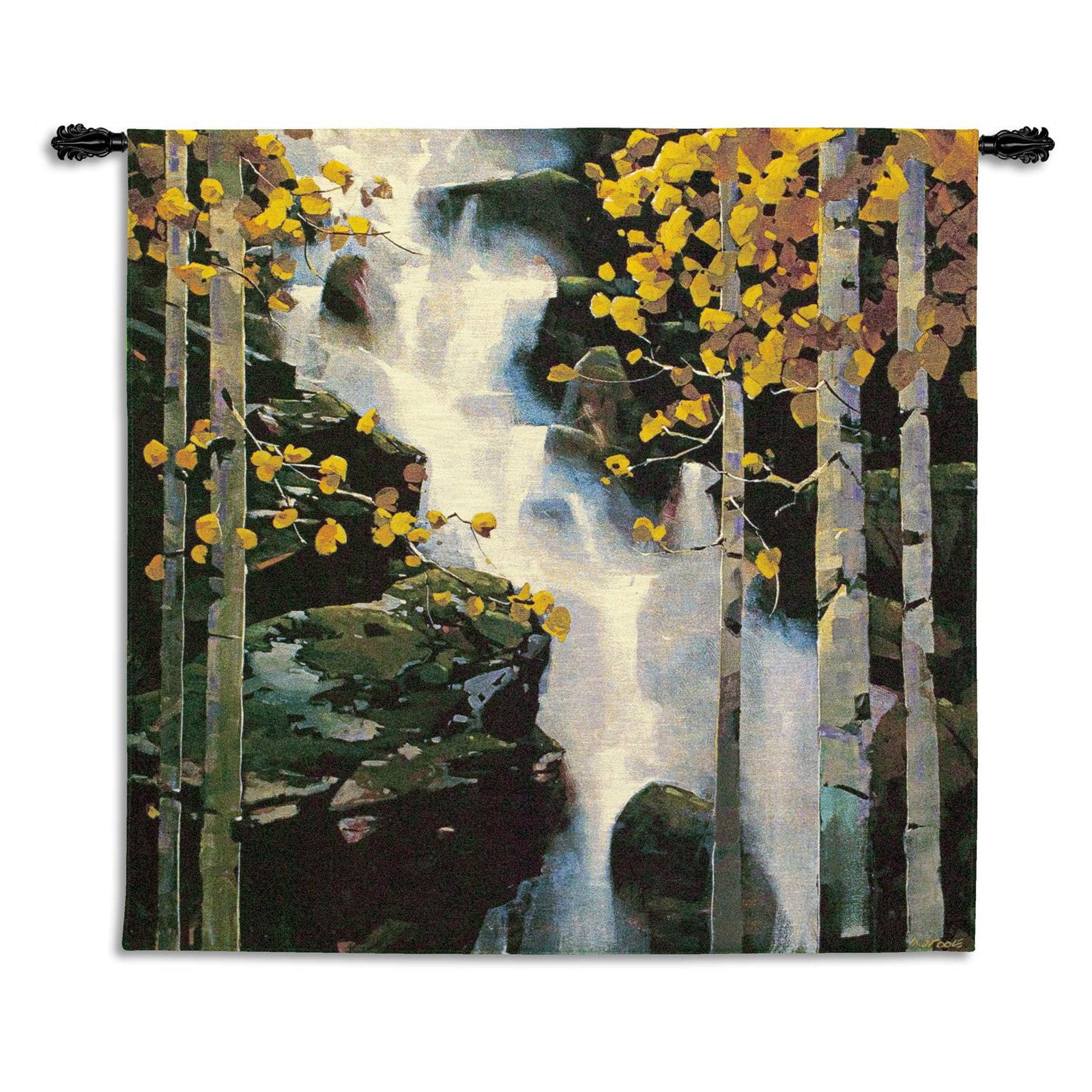 Fine Art Tapestries Waterfall Wall Tapestry