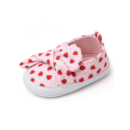 

Colisha Newborn Flats Slip On Princess Shoe First Walkers Crib Shoes Wedding Comfort Loafers Soft Sole Sneakers Pink 18-24 months