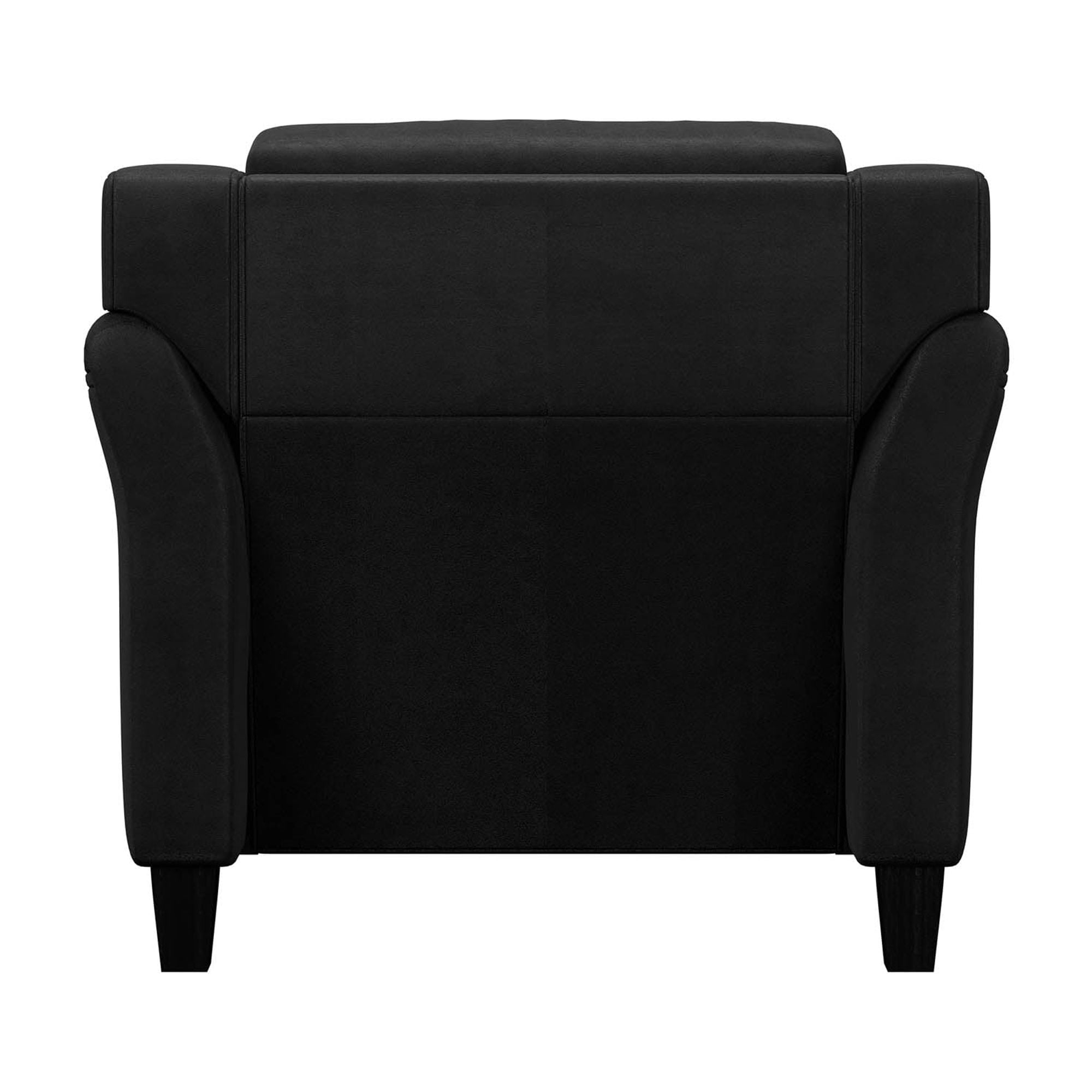 Lifestyle Solutions Taryn Club Chair, Black Fabric