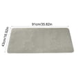 thumbnail image 3 of MTBLYS Alfombrilla antideslizante para bañera de 91 x 43 cm | Alfombrilla de ducha de PVC suave con orificios de drenaje y ventosas | Alfombrilla de secado rápido para bañera, 3 of 6