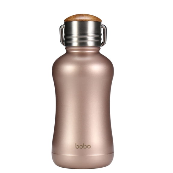 YOHKOH Vacuum Insulated Bottles,Stainless Steel Hot/Cold Thermos(8.8oz,Gold),for Gym