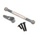 thumbnail image 3 of Varilla de dirección ajustable para coche RC, brazo de servo de aleación de aluminio y metal, varilla de tracción. Gris, 3 of 9