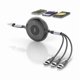 thumbnail image 1 of HAYAN Coiled USB-C to Lightning Cable Nylon Braided 6FT, [Apple MFi Certified] Retractable iPhone Charger Fast Charging, Compatible with iPhone14/13/12/11 Pro Max/XS MAX/XR/XS/X/8/7/Plus/iPad, 1 of 1