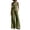 Army Green, variant on Szluipve 2 Piece Sets for Women Contrast Stitch 2 Piece Outfits Sleeveless Round Neck Crop Tank Top & High Waist Wide Leg Long Pants Elegant Casual Matching Set with Pockets Dark Gray S