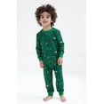 thumbnail image 2 of Conjunto de pijama John Deere Tractor para niños pequeños, verde 5T, 2 of 6
