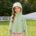 thumbnail image 2 of Weebloom Kids Toddler Zip Up Hoodie Boys Girls Sun Protection Jacket Lightweight Summer Sun Jacket Breathable Upf Outerwear Cool Feeling Windbreaker Outdoor Activities Cooling Shirt 2-3 Years, 2 of 5