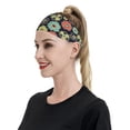 thumbnail image 6 of Yiaed Daisies Flowers Print Sports Headbands,Moisture Wicking Workout Headband, Sweatband Headbands for Running,Cycling for Women and Men, 6 of 8