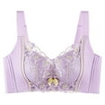 thumbnail image 2 of Wancir No-WireWireless Bras for Women Full Coverage Supportive Lightly Lined Cup Lace Bra, 2 of 5