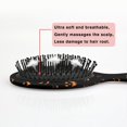 thumbnail image 5 of Black Halloween Pumpkin Faces Hair Brush,Girls Detangling Hair Brush,Glide Through Tangles with Ease for Wet & Dry Hair,8.8"X2.8", 5 of 7