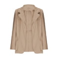 thumbnail image 4 of Puntoco Chaqueta Ligera Informal para Mujer Chaqueta De Manga Larga con Solapa Frontal Abierta Trajes Chaquetas De Oficina De Trabajo Blazer para Diario/Trabajo Puntoco Puntoco-1, 4 of 4
