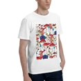 thumbnail image 2 of Bingfone Colorful Mushrooms (2) Men'S Loose Fit Short-Sleeve Pocket T-Shirt, 2 of 7