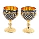 thumbnail image 5 of COPA DE VINO DE METAL VINTAGE, COPA DE VINO DE ALEACINO DE ZINC DE PRIMERA , COPAS CON DESERO DE INCUSTACIONES DE GEMAS, COPA DE COCCTEL, PARA FIESTA DE BODAS, 5 of 7