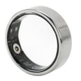 thumbnail image 1 of Smart Health Ring, Stainless Steel Fitness Finger Ring for Women & Men for Sleep Monitoring, Body Temperature, and Steps, Battery Powered Ring Health Tracker with Charging Case, 1 of 7