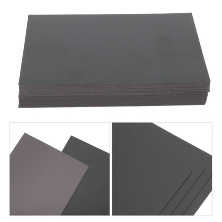 HAKIDZEL Garage Door Magnets Decoration 32Pcs Rubber Black Durable for Garage Doors