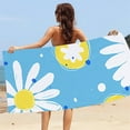 thumbnail image 1 of Meitianfacai 59x27'' Oversized Microfiber Beach Towel Super Soft Lightweight Absorbent Quick-drying Printing Pool Towel Beach Blanket Multi-purpose Travel Vacation Camping Yoga Towels, 1 of 7