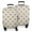 Beige Highland Cow, variant on Beige Highland Cow Flower Pattern Luggage Cover Fashion Suitcase Cover Baggage Covers Fit 25-28 Inch Luggage (Go Travel)