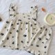 thumbnail image 1 of Pijama de corazón para mujer, ropa de dormir con cuello cuadrado, conjunto de pantalones cortos de dos piezas, ropa de noche coreana, traje de casa, ropa de salón con volantes, nuevo, 1 of 4
