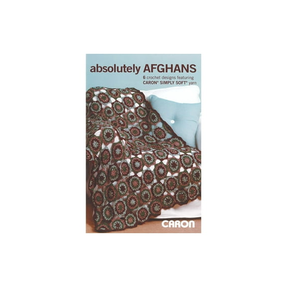 Leisure Arts Caron Absolutely Afghans Crochet Book