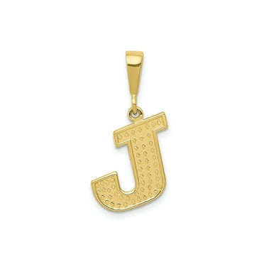 FJC Finejewelers 10 kt Yellow Gold Themed Initial J Charm