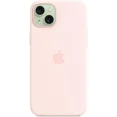 thumbnail image 3 of For iPhone 15 Silicone Case with MagSafe, Light Pink, 3 of 5
