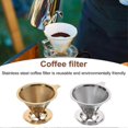 thumbnail image 2 of Coffee Filter Stainless Steel Pour Over Coffee Dripper Reusable Paperless Coffee Cone Filter for Home, 2 of 5