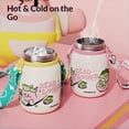 thumbnail image 3 of Arsey Water Bottle with Straw Whale Fountain Cute Cartoon Insulated Tumbler, 316L Stainless Steel Hot and Cold Leak-Proof Travel Mug, kids Portable Cup Yellow, 3 of 8