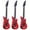 Red, variant on YANGHONGY Large Inflatable Blow Up Guitar Kids Toy Fancy Dress Party Stage Props Children's Simulation Inflatable Musical Instrument 3pcs